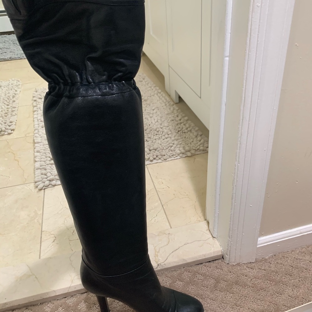 Jimmy Choo 4inch knee high leather boots - Picture 3 of 5